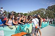 Deutsch: Beachvolleyball bei den Olympischen Jugendspielen 2018; Tag 11, 17. Oktober 2018; Jungen, Spiel um Platz 3 – Argentinien-Ungarn 2:0 (21–15/21–15) English: Beach volleyball at the 2018 Summer Youth Olympics at 17 October 2018 – Bronze Medal Match – Argentina-Hungary 2:0 (21–15/21–15)