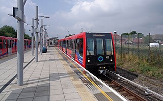 <span class="mw-page-title-main">Beckton DLR station</span> Docklands Light Railway station