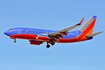 Miniatuur voor Bestand:Boeing 737-7H4(w) ‘N222WN’ Southwest Airlines(28826169026).jpg