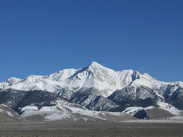 Borah Peak is the highest summit of the U.S. State of Idaho. Borah Peak ID 2-22-15.JPG