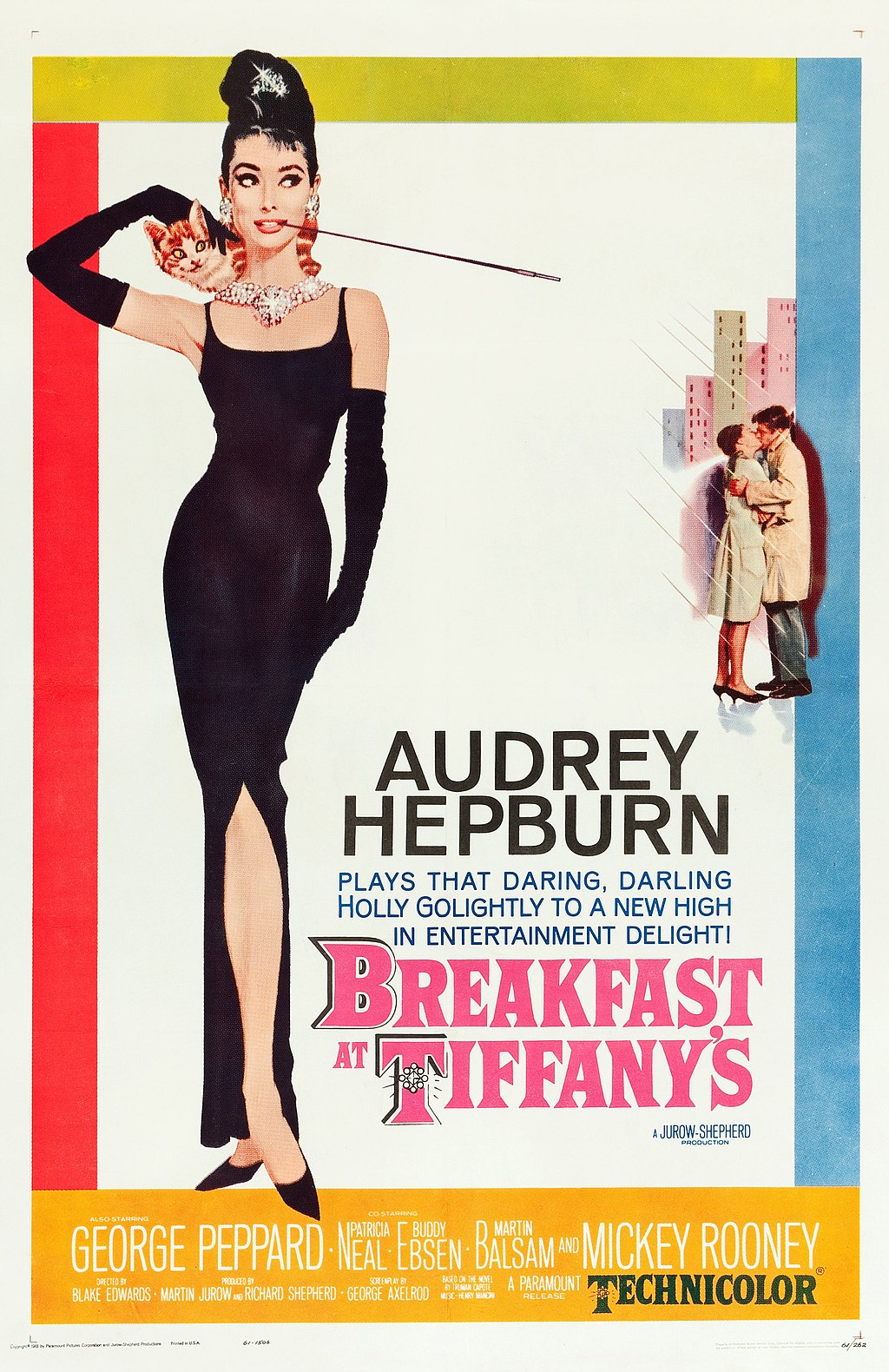Breakfast at Tiffany's movie poster.