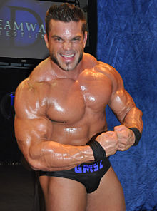 Cage at an independent event in 2014 Brian Cage.jpg