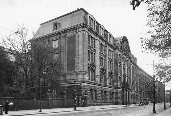 Gestapo headquarters on Prinz-Albrecht-Strasse in Berlin, 1933