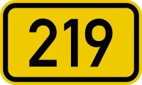 Fil:Bundesstraße 219 number.svg