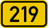 Bundesstraße 219 number.svg