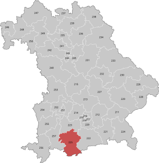 <span class="mw-page-title-main">Weilheim (electoral district)</span> Federal electoral district of Germany