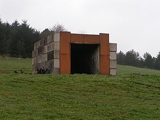 A bunker at the laboratory Bunker, Health and Safety Laboratory - geograph.org.uk - 161298.jpg