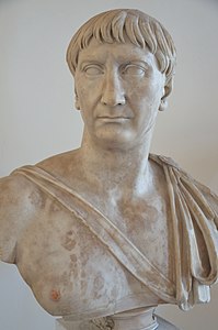 Buts of Trajan, ca. 108 AD, of the so-called “Decennalia type”, Venice Museo Archeologico, Italy (20841123999).jpg
