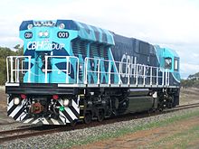 Hood end view of CBH001 Yilliminning at Wagin, 2012.