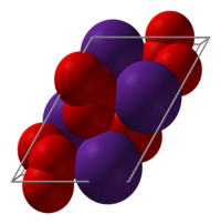 Crystal structure of Caesium ozonide