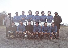 Formazione del Casette Calcio, anni '70