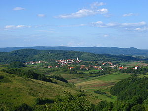 Cetingrad, view from Cetin castle.JPG