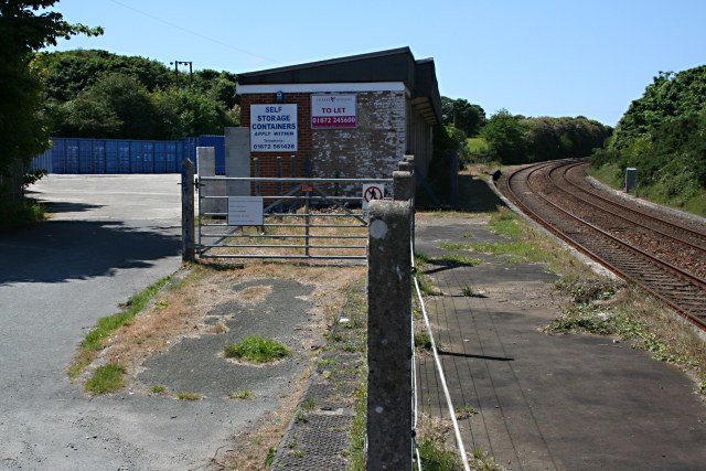 Chacewater railway station in 2008