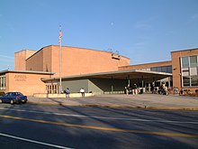 The former Wilmington High School houses Cab Calloway School of the Arts and Charter School of Wilmington. Charter School of Wilm-1.JPG