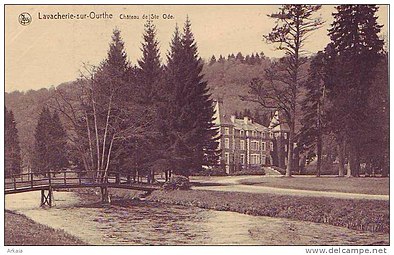 Façade avant du château de Sainte Ode.