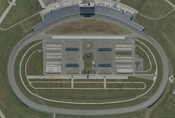 Chicagoland Speedway, the track where the race was held.