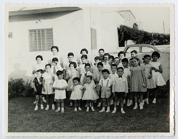Children in a Jewish school in Baghdad, 1959