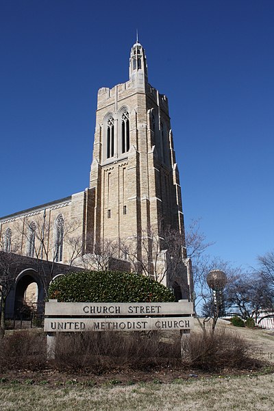 Church Street Methodist Church (Knoxville, Tennessee), designed with John Russell Pope architects