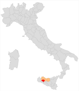 Circondario di Corleone – Localizzazione