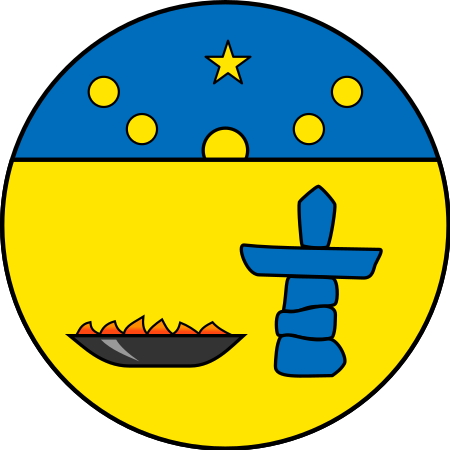 ไฟล์:Coat_of_arms_of_Nunavut_(escutcheon).svg
