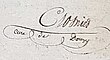 handtekening van Augustin Crosnier