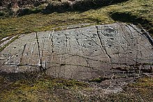 Cup and ring marks at Cairnbaan, Argyll and Bute Cup-and-Ring-Marked Rock - geograph.org.uk - 1272860.jpg