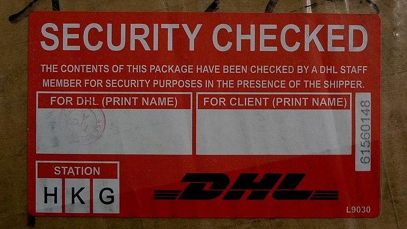 File:DHL HKG security checked tag L9030 2014-09.jpg