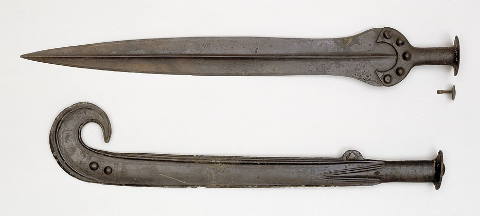 Bronze swords. Rørby, Denmark.
