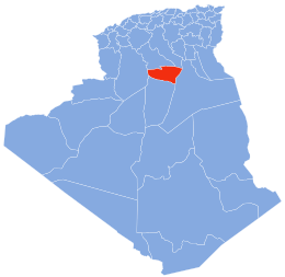 Province de Ghardaïa - Localisation