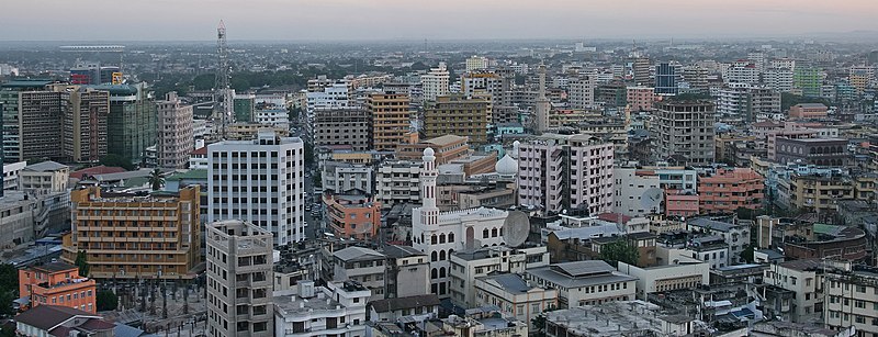 File:Dar es Salaam before dusk (cropped).jpg