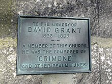 David Grant (1833-1893) plaque David Grant (1833-93) plaque.JPG