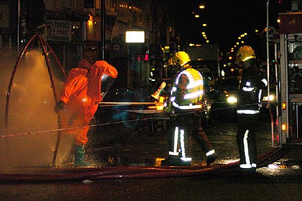 Decontamination after a chemical spill