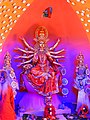 Decoration and Idol at 2017 Saptami Behala area Durga Puja 15