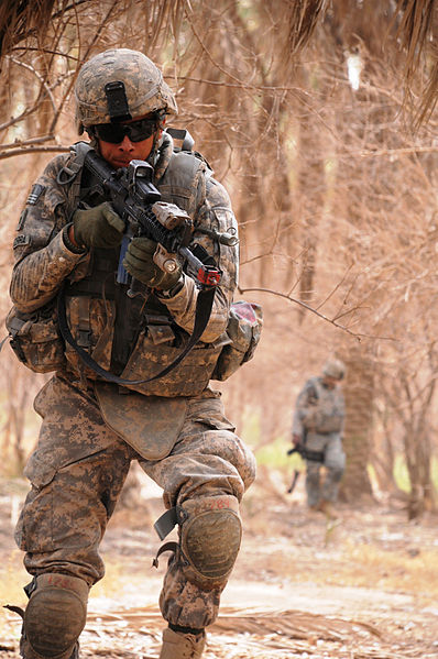 File:Defense.gov News Photo 100930-A-2274E-005 - Pfc. Matthew Becerra and a soldier with B Company 1st Battalion 21st Infantry Regiment 2nd Advise and Assist Brigade 25th Infantry Division.jpg