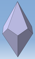 Pentagonales Trapezoeder – entstanden durch Verlängerung von 10 Kanten des Dodekaeders.