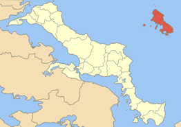 Kaart van Skyros