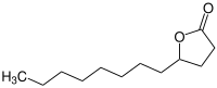 Strukturformel von Dodecano-1,4-lacton