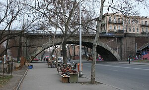 Trockene Brücke