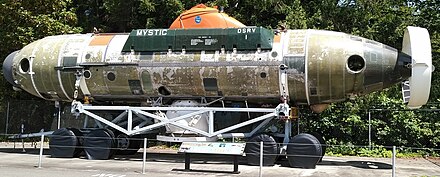 DSRV-1 Mystic on display at United States Naval Undersea Museum, Keyport, Washington