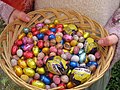 Basket full of Easter Eggs