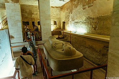 KV8展示的麦伦普塔石棺