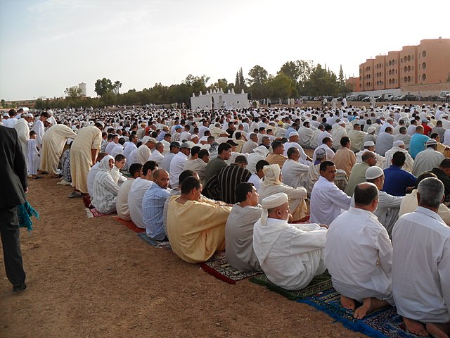 Eid al-Fitr mass prayer in Morocco