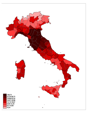 Democratici Di Sinistra: Geschichte, Mitglieder, Regionale und kommunale Ebene