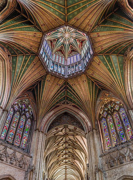 File:Ely Cathedral Octagon Lantern 2, Cambridgeshire, UK - Diliff.jpg