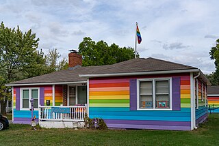 <span class="mw-page-title-main">Equality House</span> Rainbow-colored house supporting LGBTQ rights