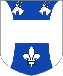 Escutcheon of the Jackson baronets of The Manor House Escutcheon of the Jackson baronets of The Manor House (1869).svg