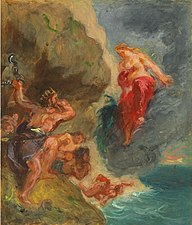 Invierno: Juno y Aeolus, 1856.