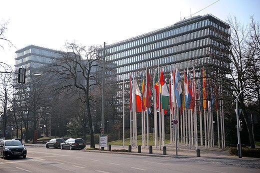 EPO headquarters in Munich, Germany