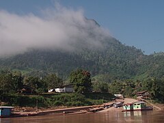 Bergsområde i norra Laos.