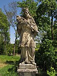 Figure shrine St.  Johannes Nepomuk west of Meires.jpg